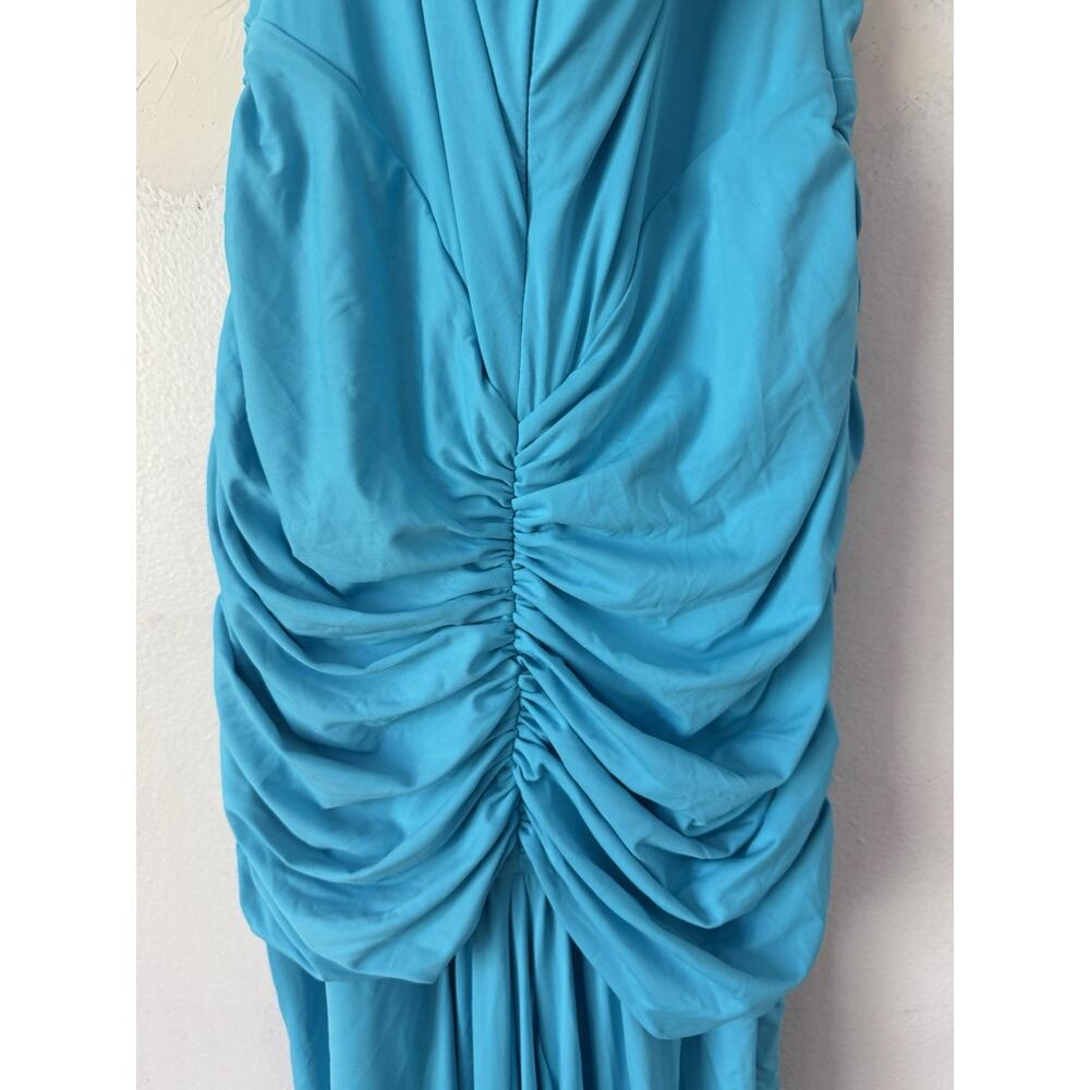 NWT Baby Boo Rosetta Maxi Dress Size XS Aqua Blue - Picture 9 of 10